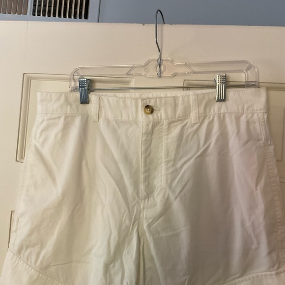 Madewell The Petite Barrel-Leg Utility Pant in Garment-Dyed Twill White 8P NWT - Picture 7 of 14